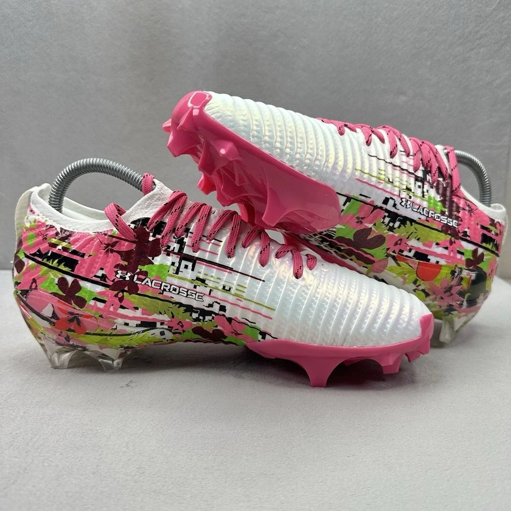 Mens 7.5 / Womens‎ 9 Under Armour Blur Pro LE Lacrosse Cleats Energy Return NEW